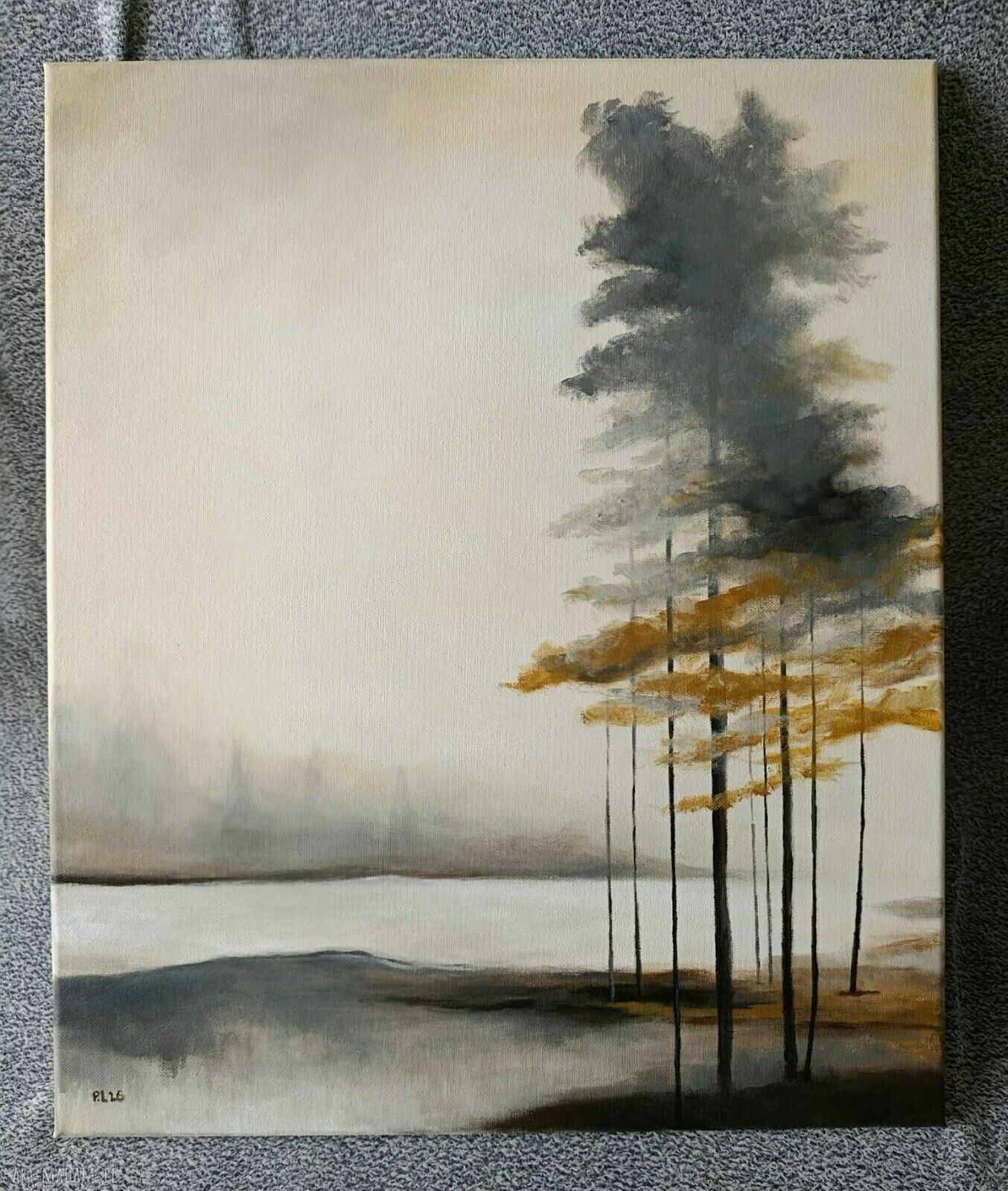 Pejzaż - obraz akrylowy na płótnie 60x50 cm