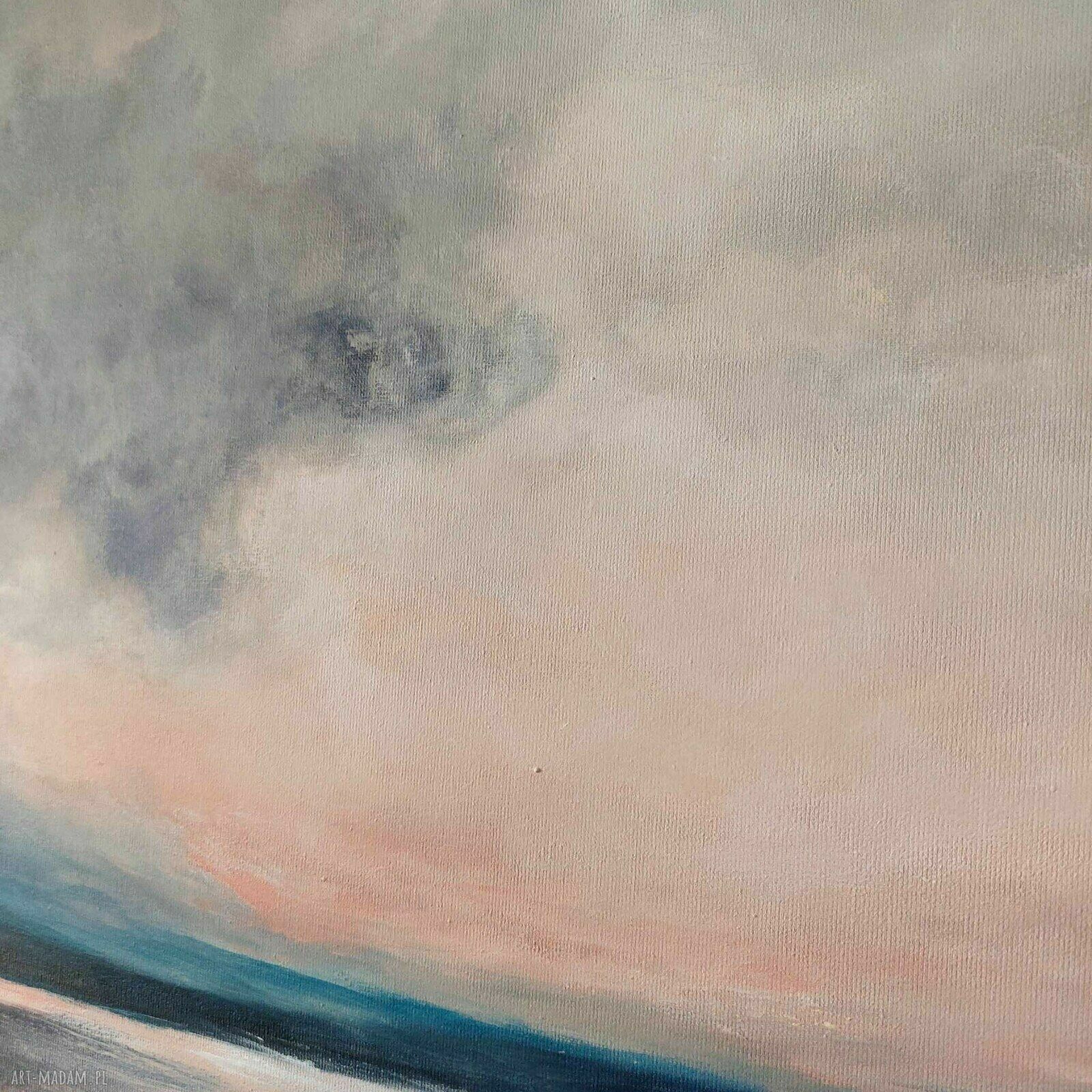 Pejzaż morski - obraz akrylowy na płótnie 60x60 cm