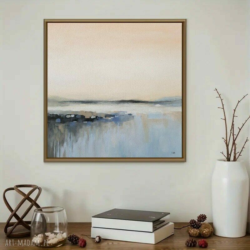 Pejzaż - obraz akrylowy 50x50 cm (kwadrat)