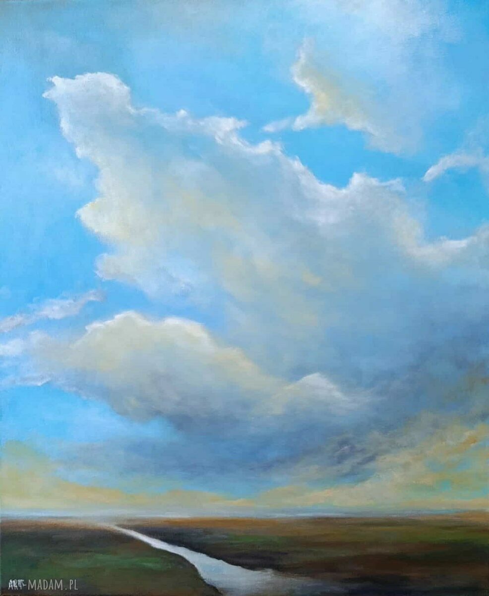 Pejzaż - obraz akrylowy na płótnie 60/50 cm - Paulina Lebida