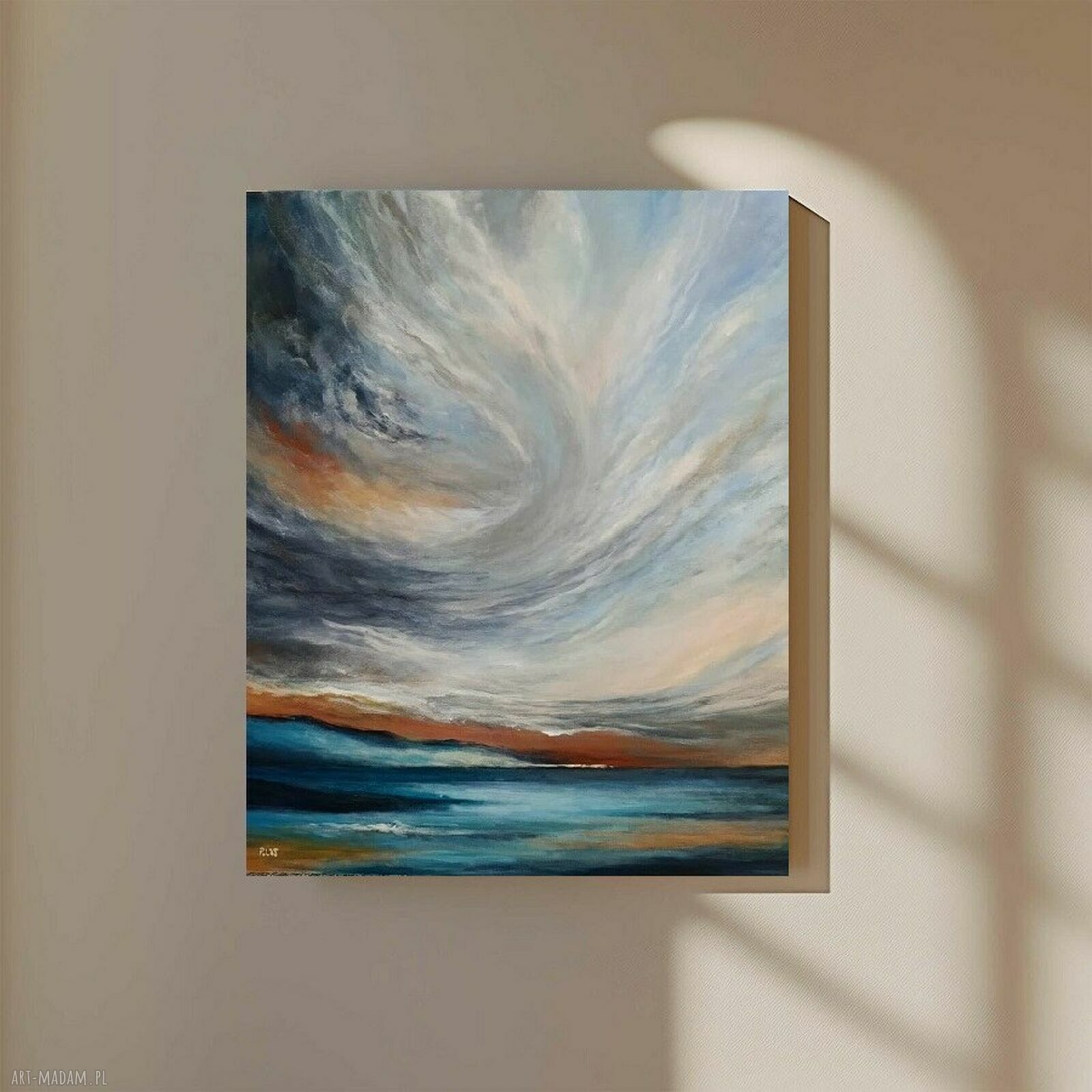 Pejzaż - obraz akrylowy na płótnie 60x50 cm