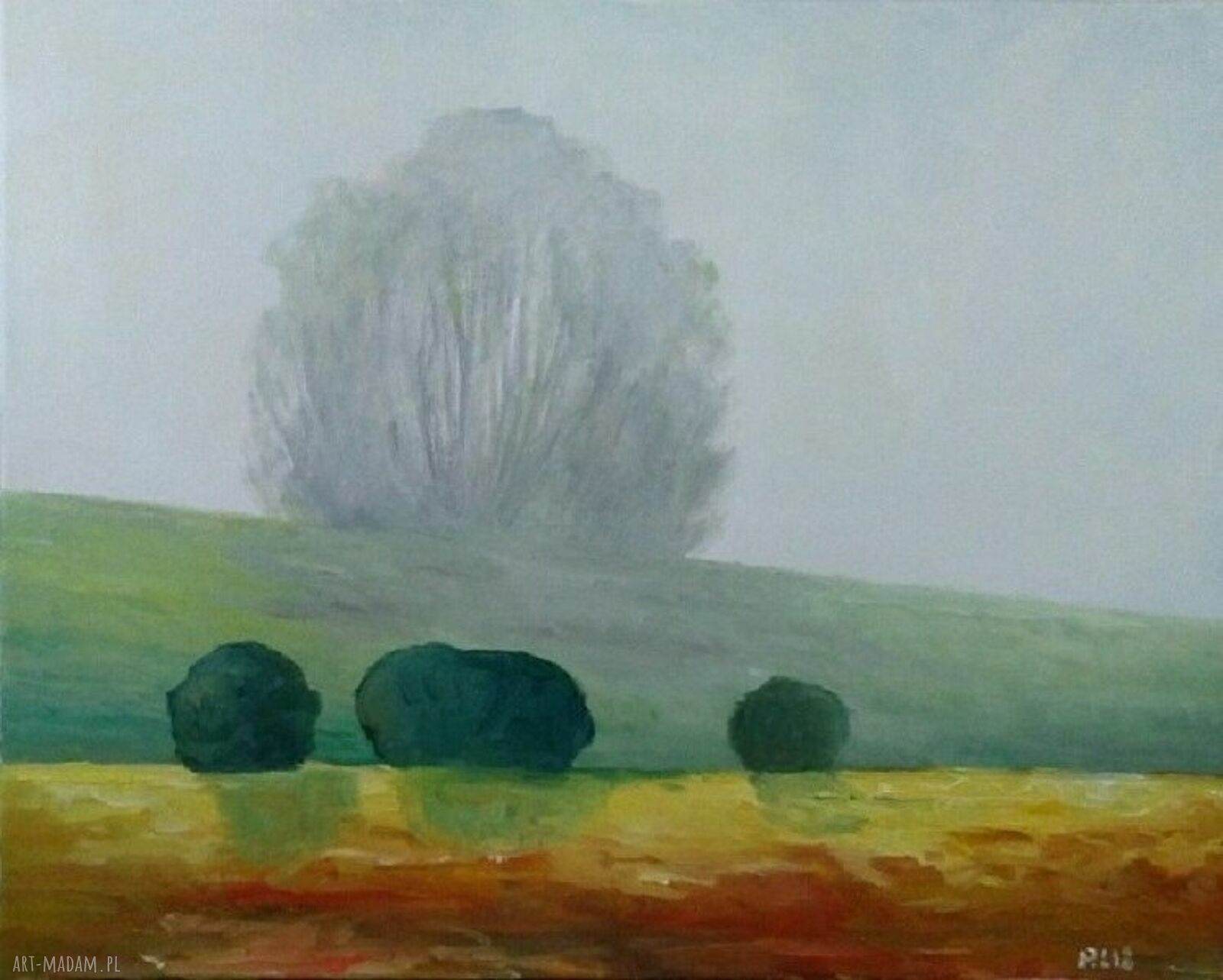 Pejzaż Pauliny Lebidy - obraz akrylowy 40/50 cm, gotowy do powieszenia