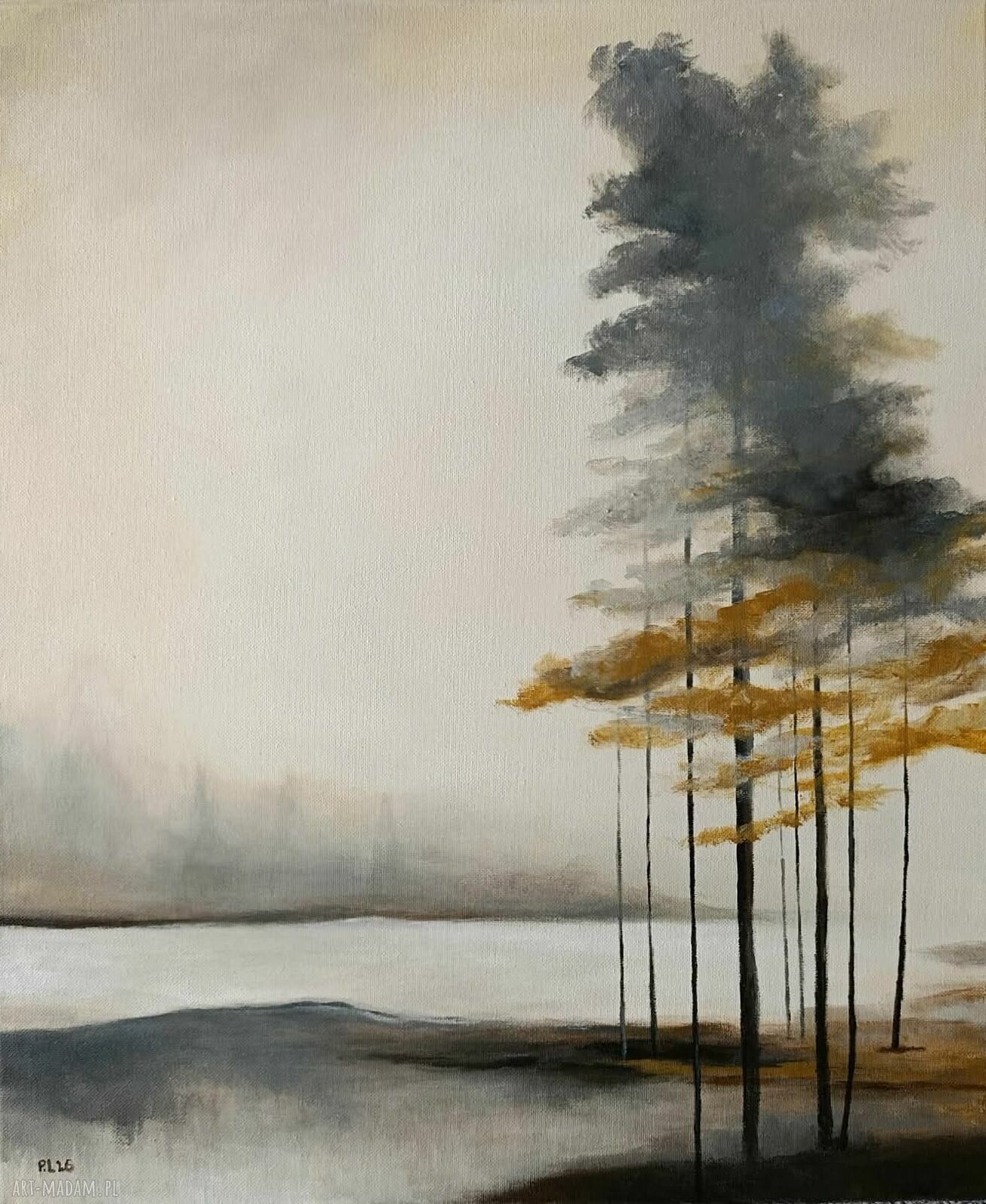 Pejzaż - obraz akrylowy 60 x 50 cm na płótnie, gotowy do zawieszenia