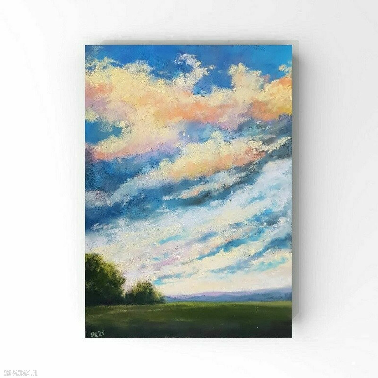 Pejzaż z pasteli suchych 24x18 cm - Paulina Lebida