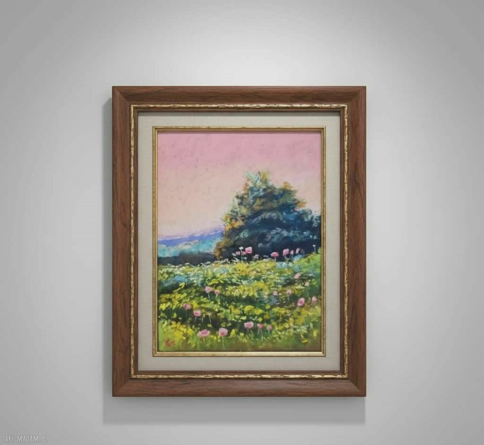 PEJZAŻ - pastele suche (24 x 18 cm)