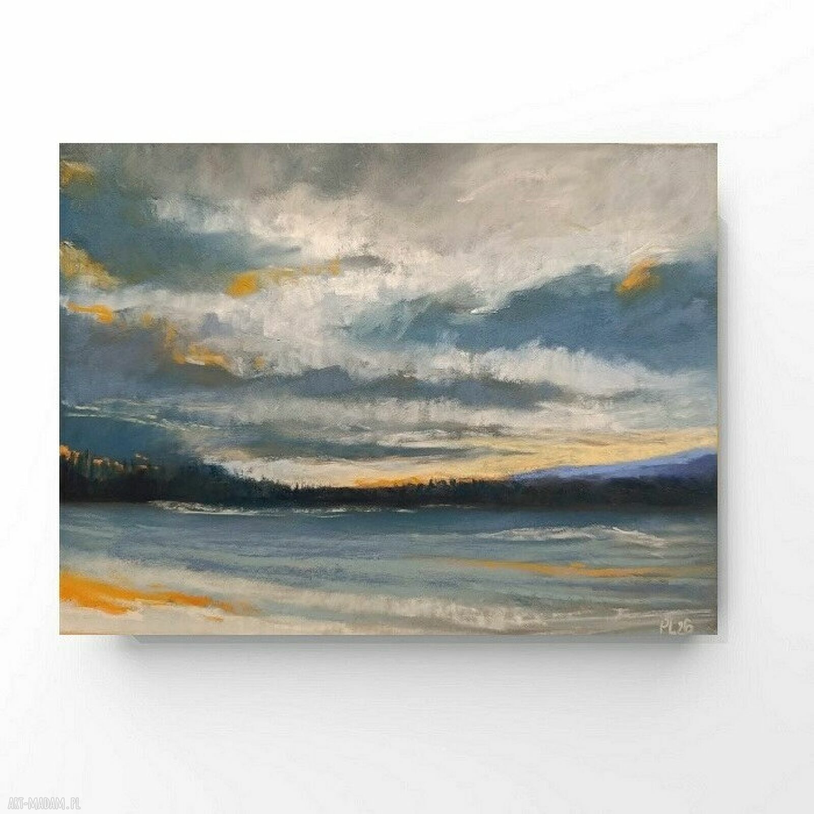 Pejzaż w pastelach suchych - format 18x24 cm