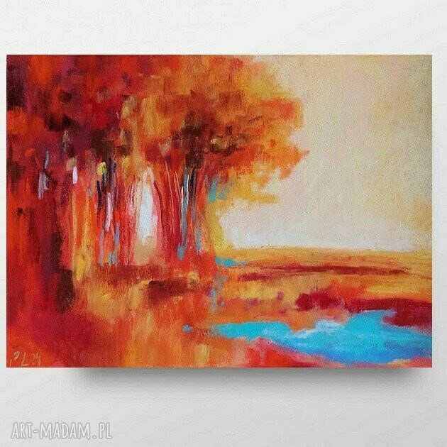 Pejzaż w pastelach suchych - format 18x24 cm