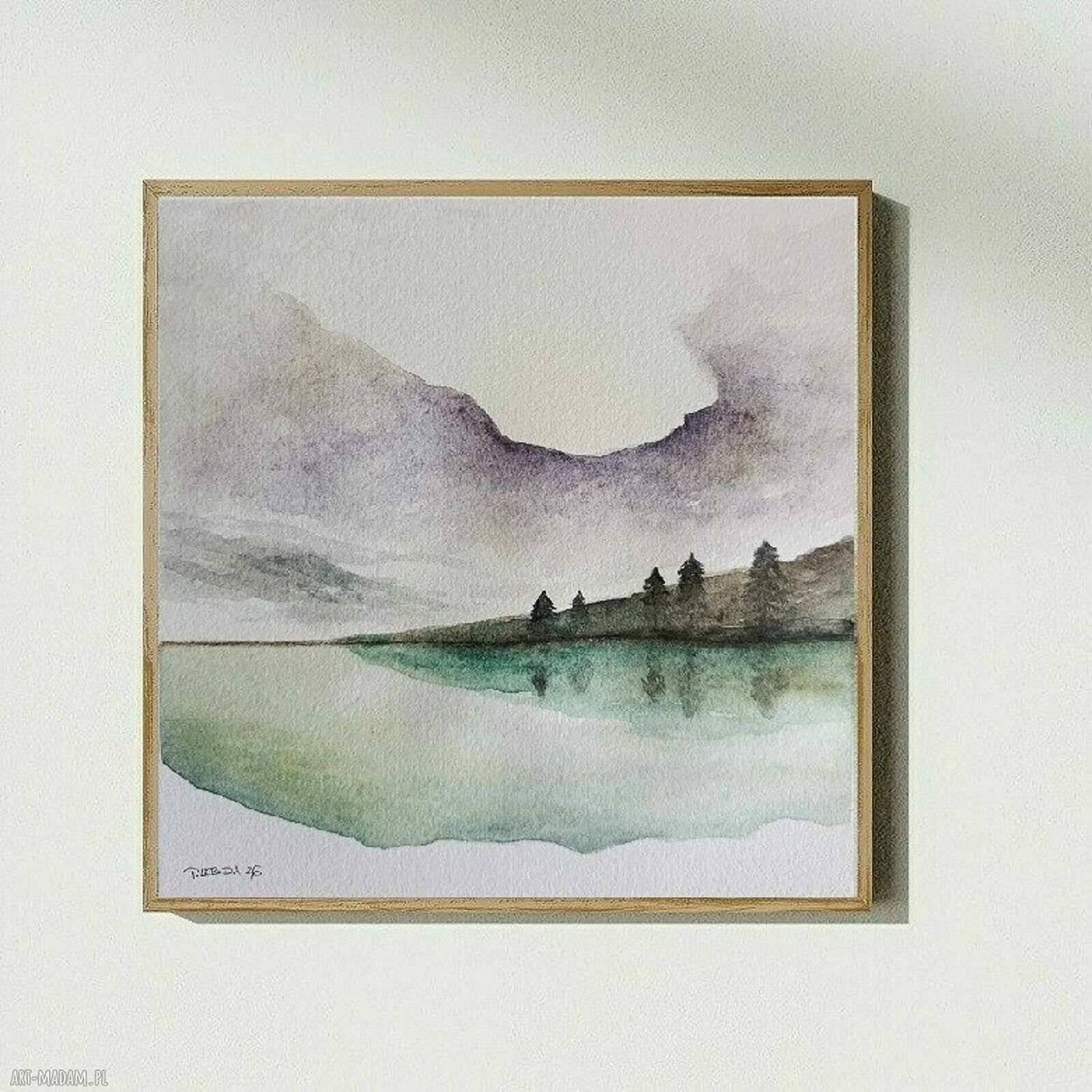Dar - oryginalny obraz w formacie 20x20 cm