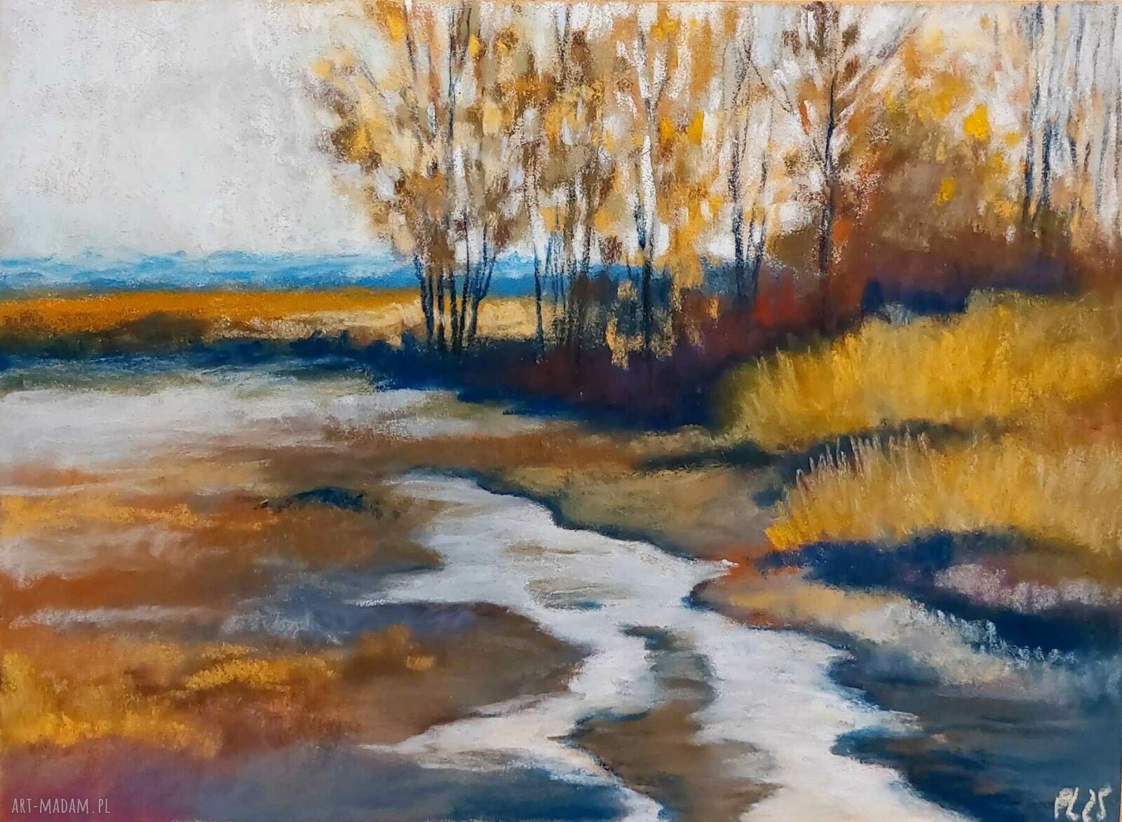 Pejzaż w pastelach suchych 18/24 cm