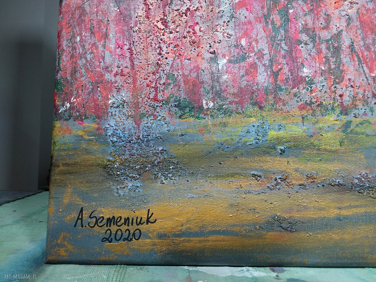 Widok dla Ady - obraz pejzaż 120x80 cm z akrylu na płótnie