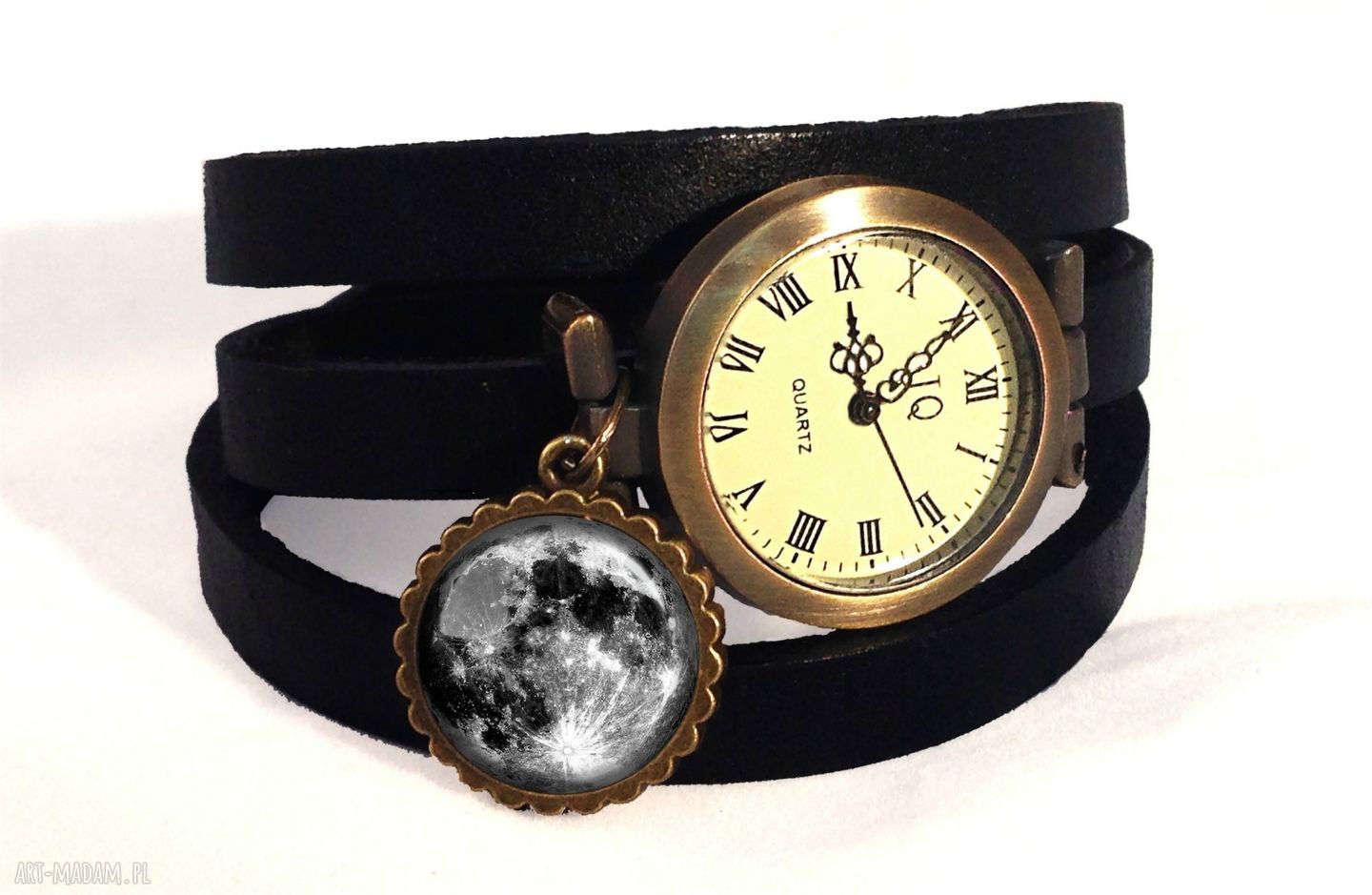 naszyjniki: Pełnia księżyca Medalion z łańcuszkiem Ręczne wykonanie