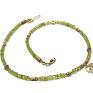 zielone naszyjniki peridot choker - szlachetna