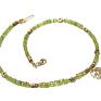 naszyjniki peridot choker - szlachetna