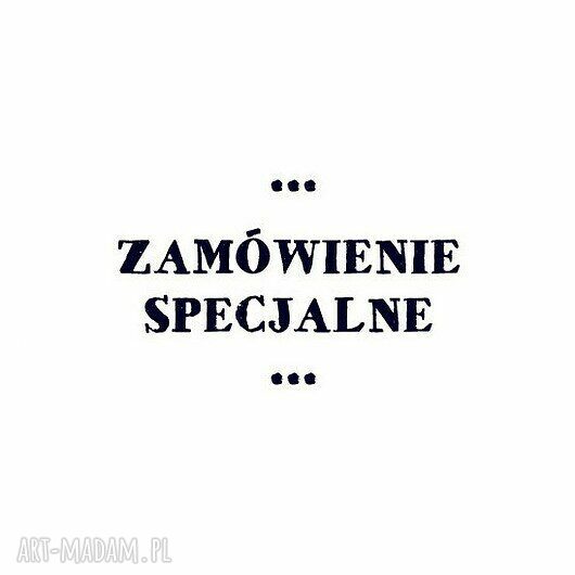 Komplet biżuterii na zamówienie - personalizacja