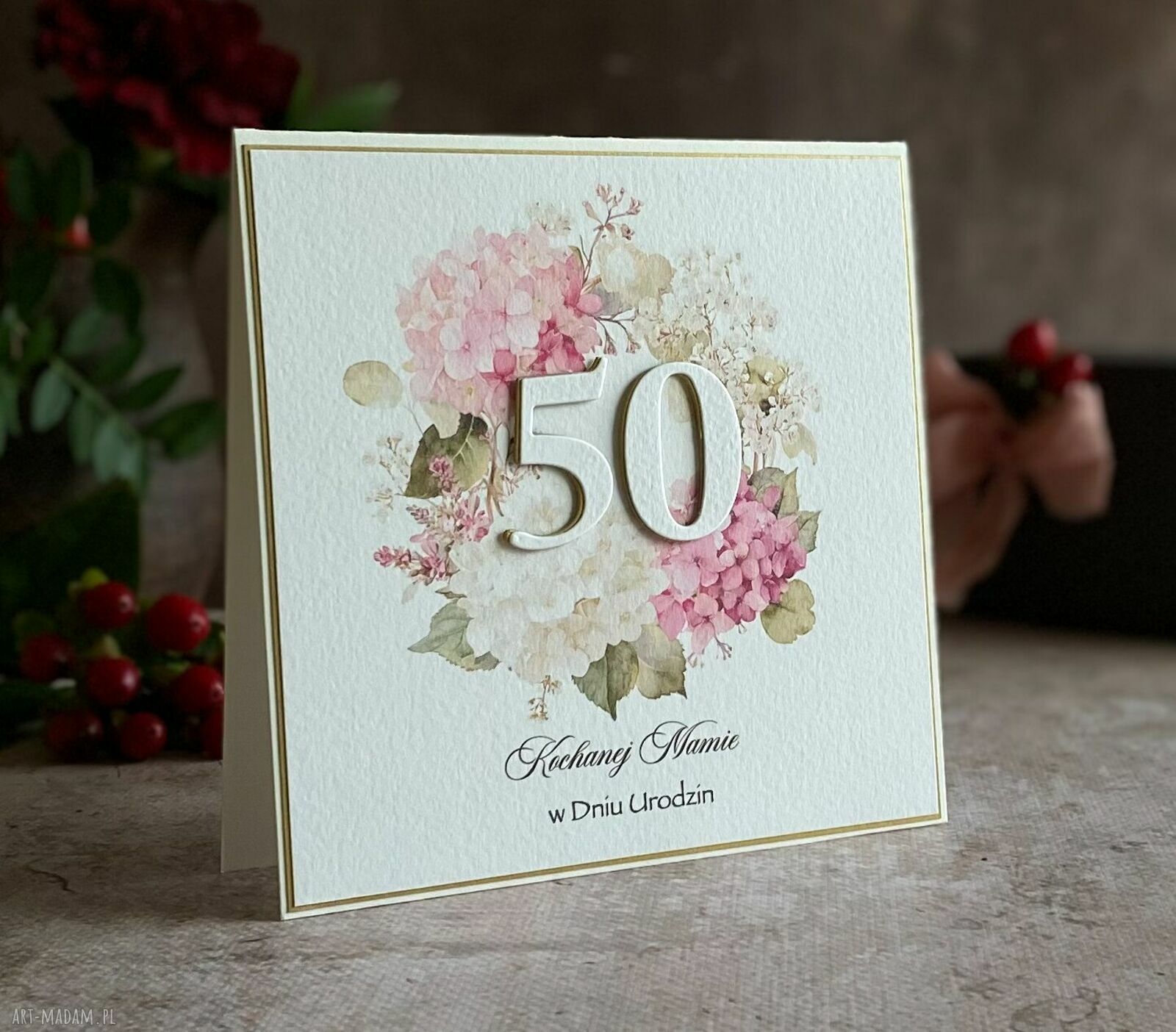 Personalizowana kartka na 50 urodziny - BH 75a