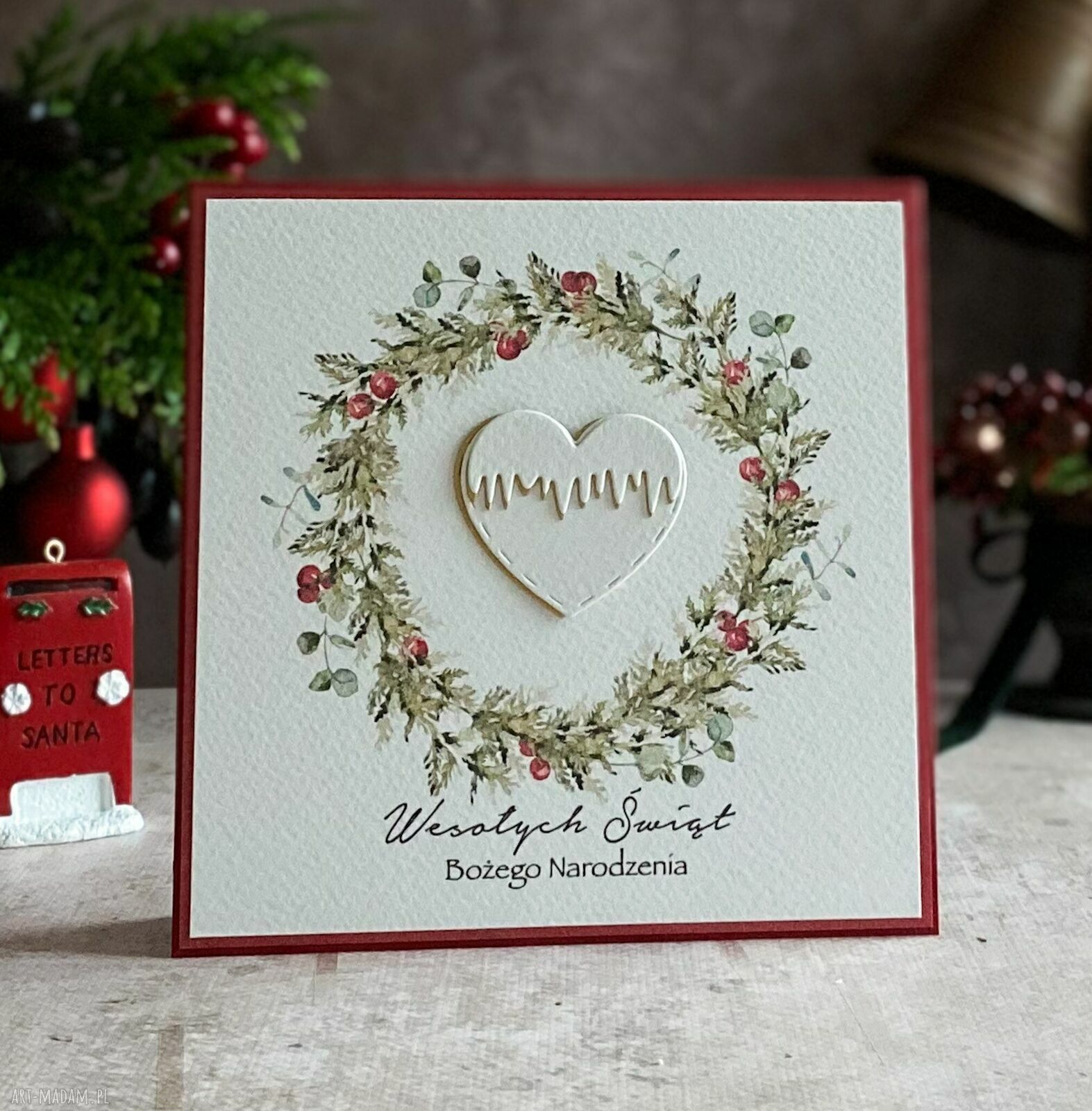 Personalizowana kartka na Boże Narodzenie, BN 23D