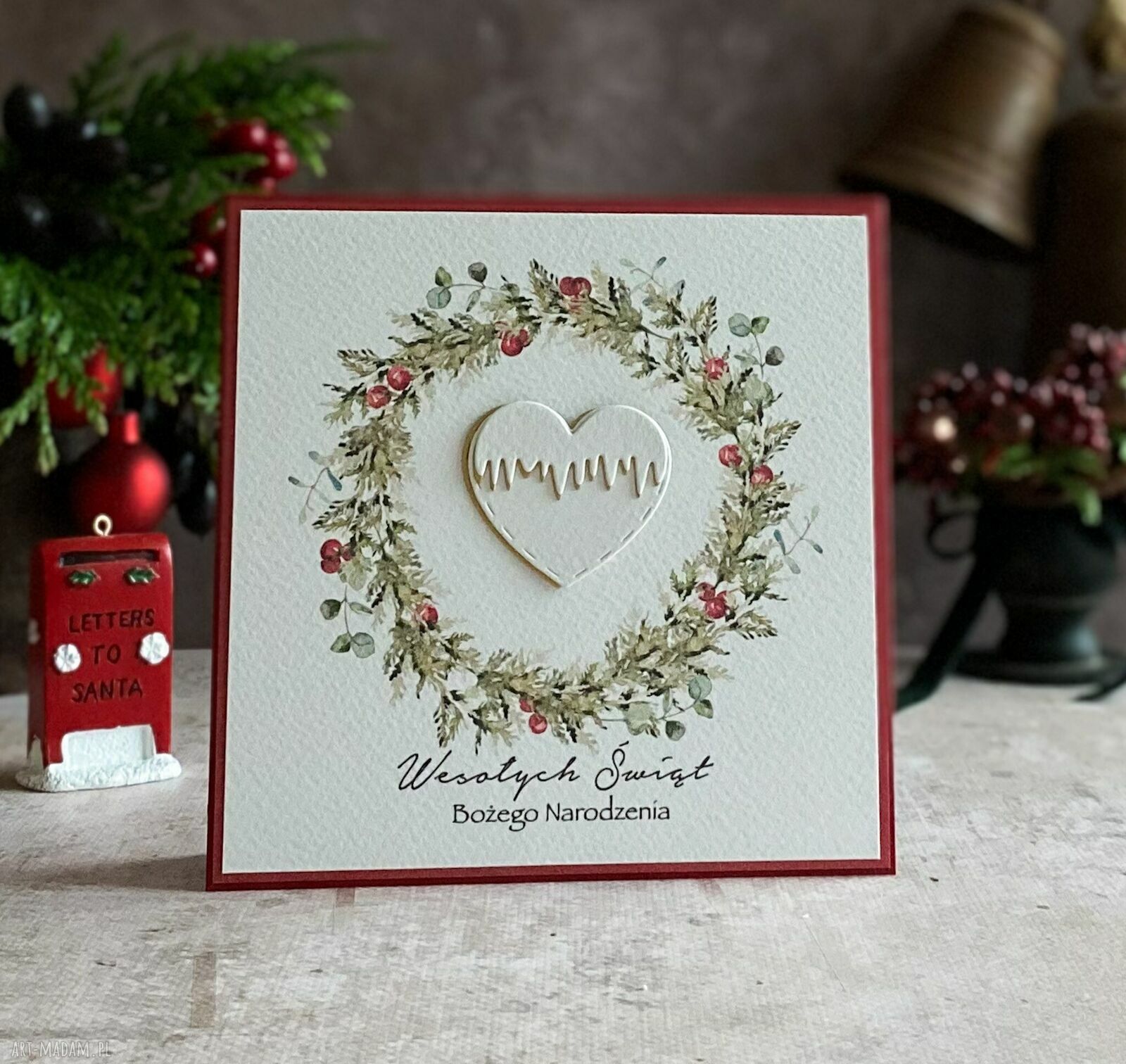 Personalizowana kartka na Boże Narodzenie, BN 23D