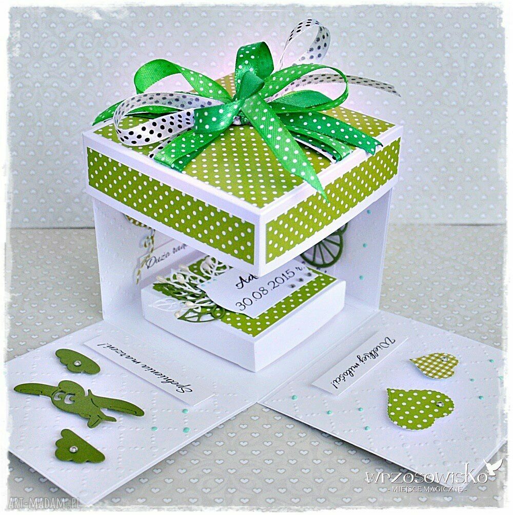Personalizowany box na chrzest Hand Made
