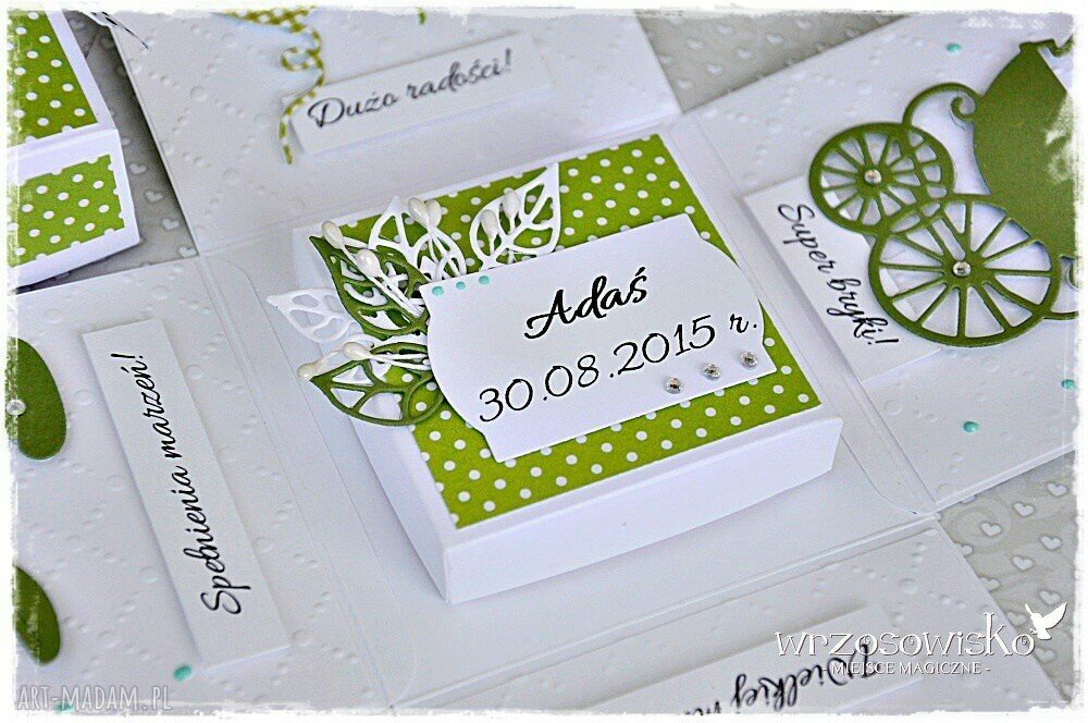 Personalizowany box na chrzest Hand Made