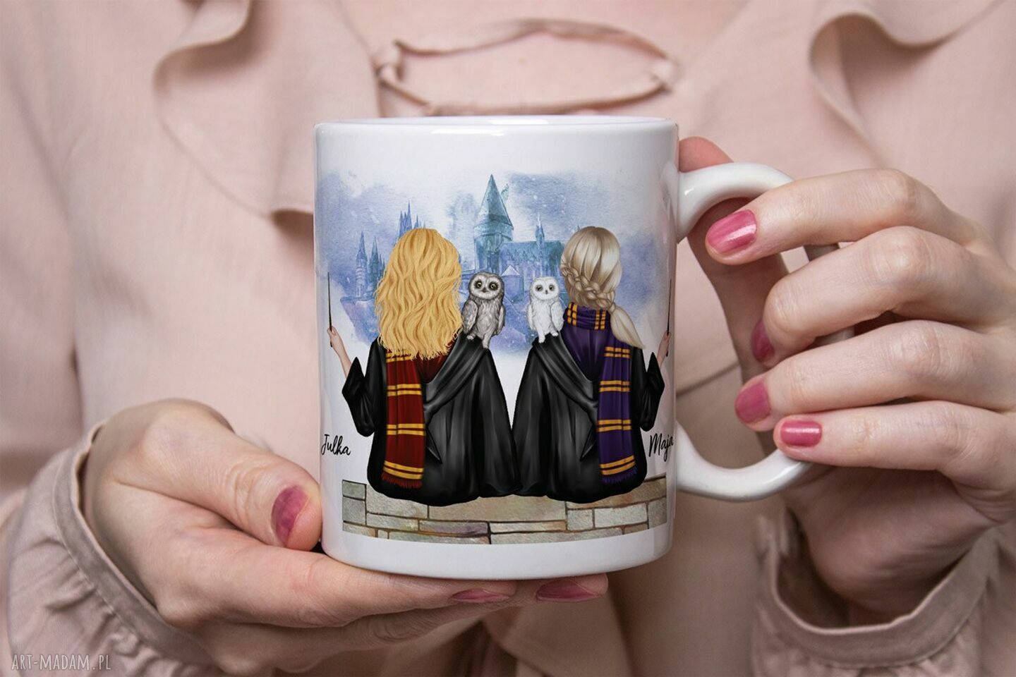 Personalizowany kubek czarodzieja - magiczna kawa lub herbata na kreatywne wesele