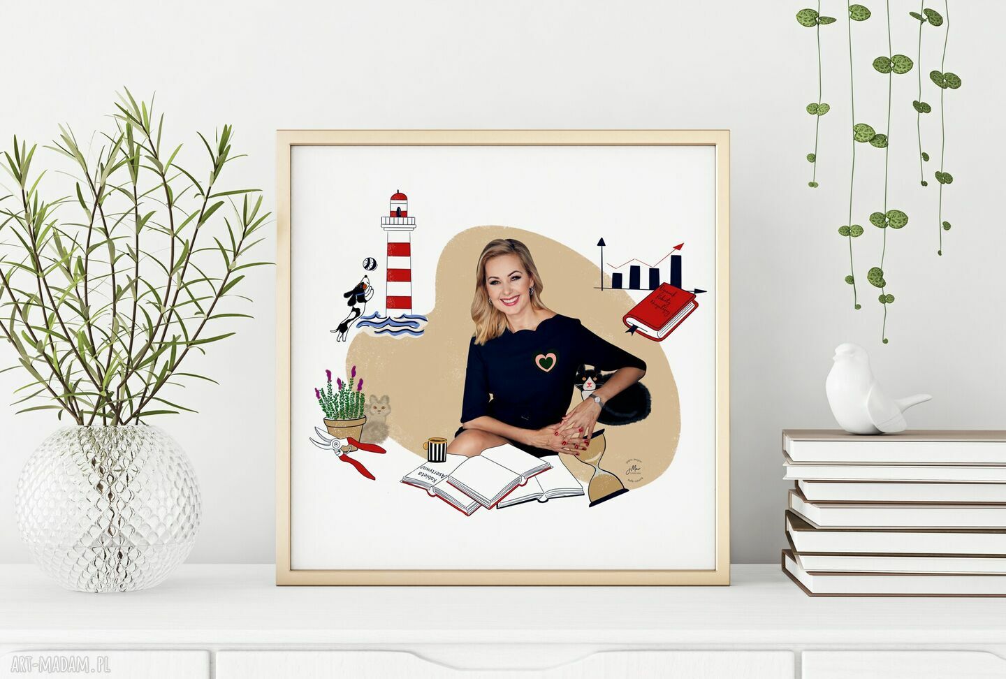 Personalizowany rysowany kolaż - grafika personalizowana z Twojego zdjęcia