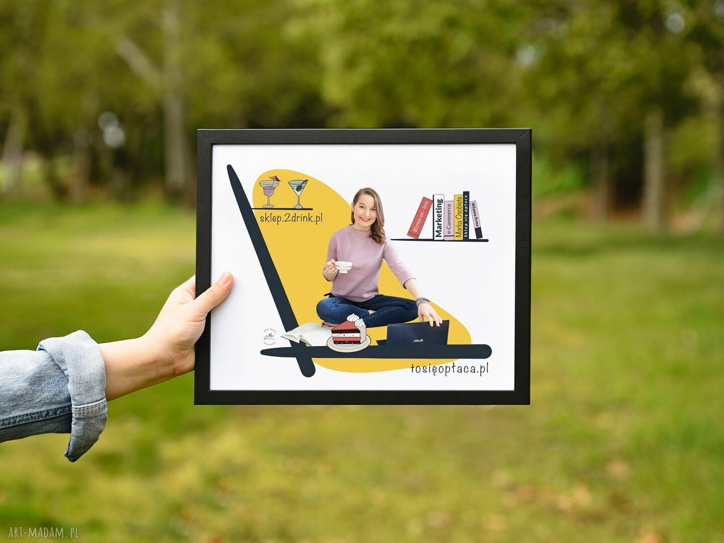 Personalizowany rysowany kolaż - grafika personalizowana z Twojego zdjęcia