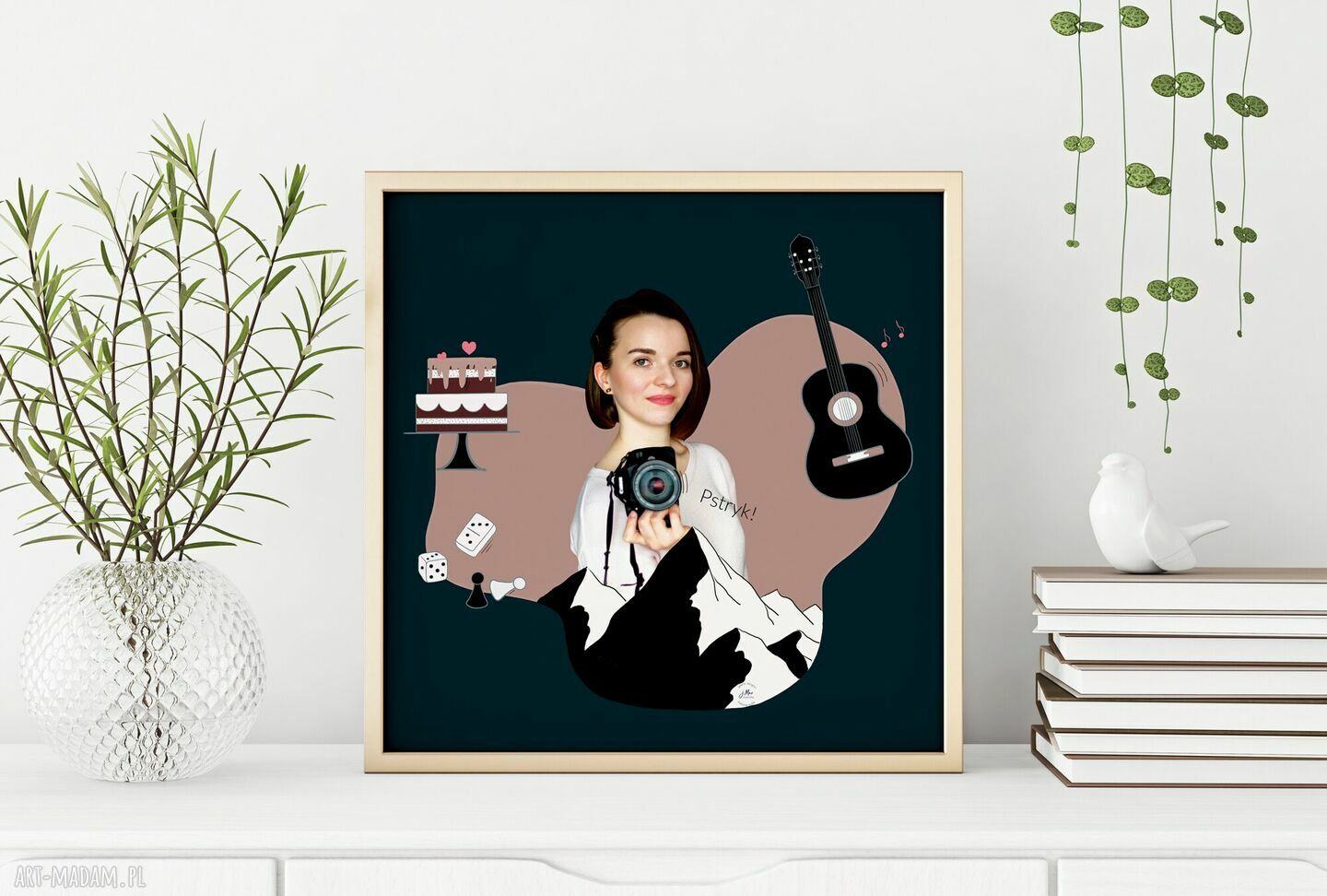 Personalizowany rysowany kolaż - grafika personalizowana z Twojego zdjęcia