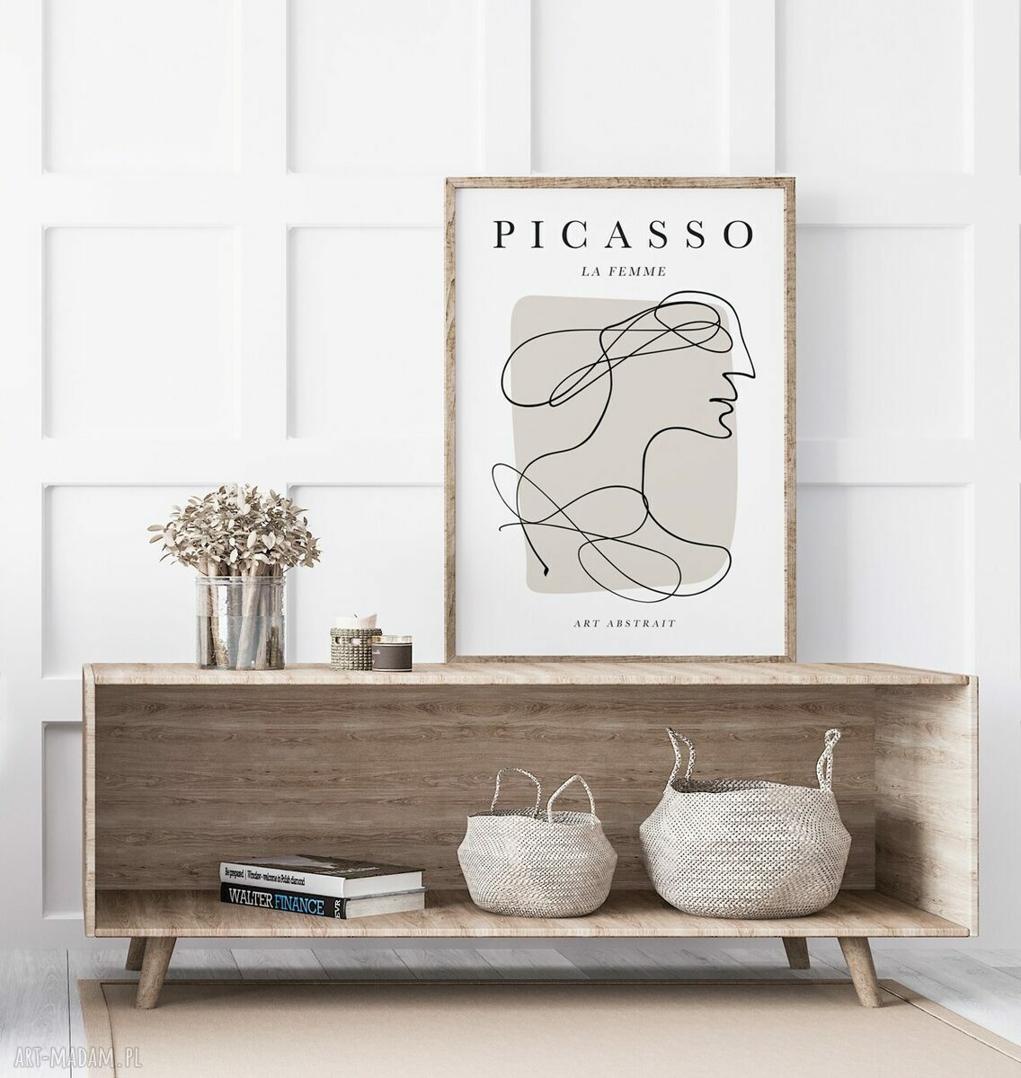 Picasso Kobieta - nowoczesny plakat 30x40 cm