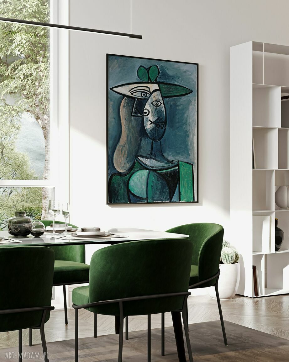 Picasso plakat 50x70 cm do salonu - nowoczesna sztuka na ścianę