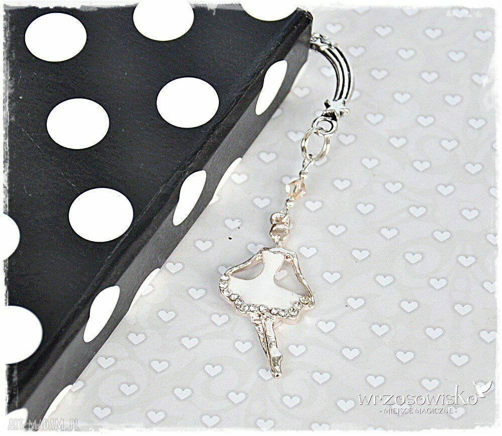 Piękna Baletnica zakładka Handmade