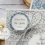 beżowe scrapbooking kartki kartka ślubna piękna w pudełku z okazji