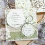 beżowe scrapbooking kartki na ślub piękna kartka w pudełku z okazji