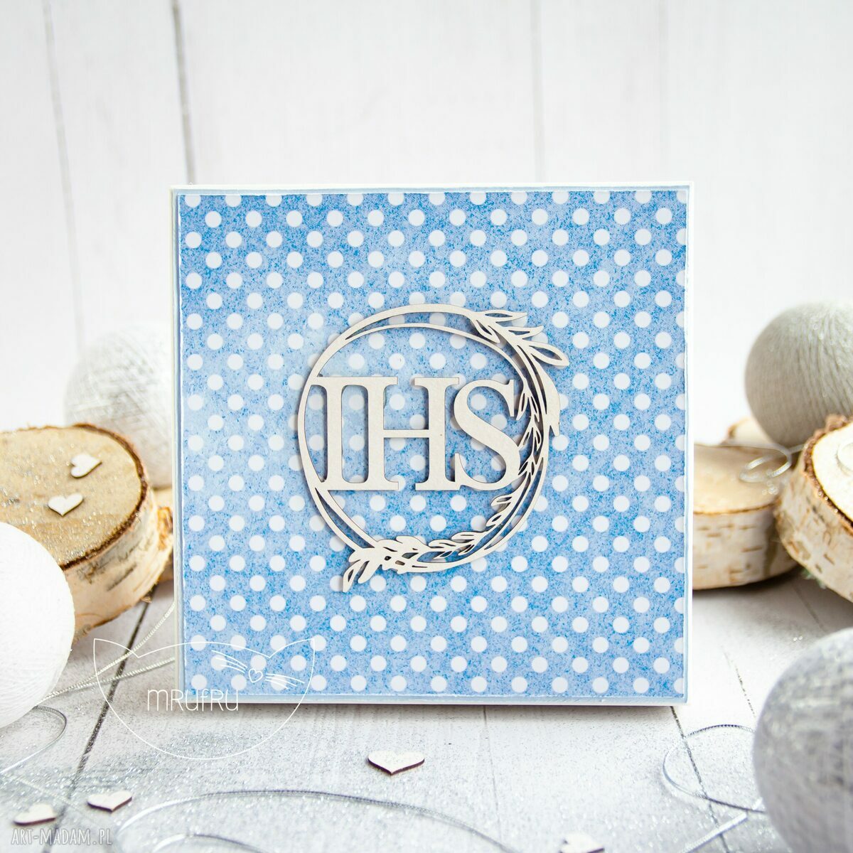 pomysł co pod choinkę: Piękna pamiątka PIERWSZEJ KOMUNII ŚWIĘTEJ. Personalizowana treść. Kartka