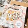 pomarańczowe scrapbooking kartki na urodziny piękna warstwowa kartka na każdą