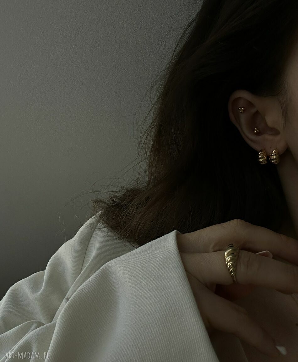 pierścionki: Pierścionek retro z różowego złota r 12 Autorskie