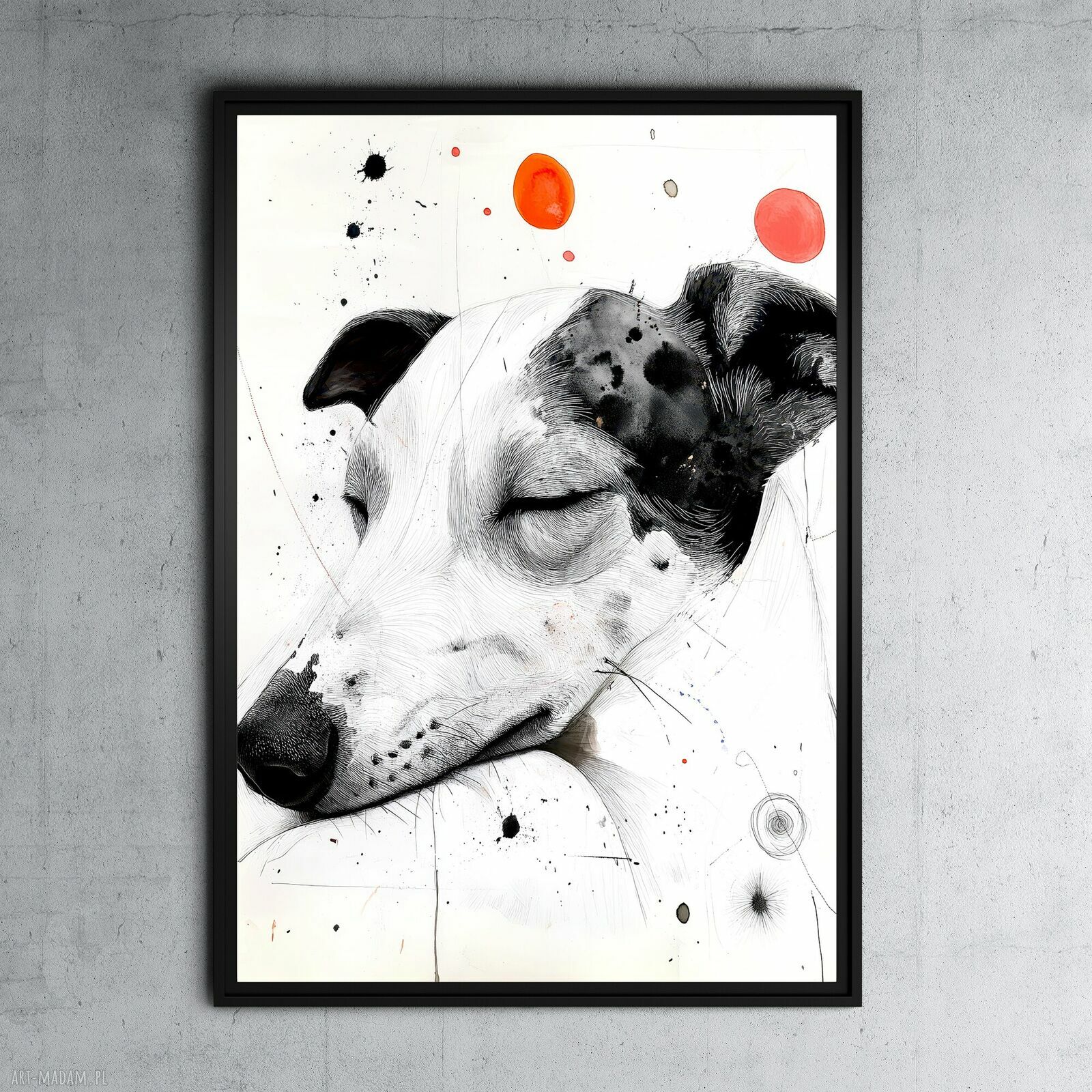 Pies Rysunkowy 5 - plakat A3 dla psiarzy