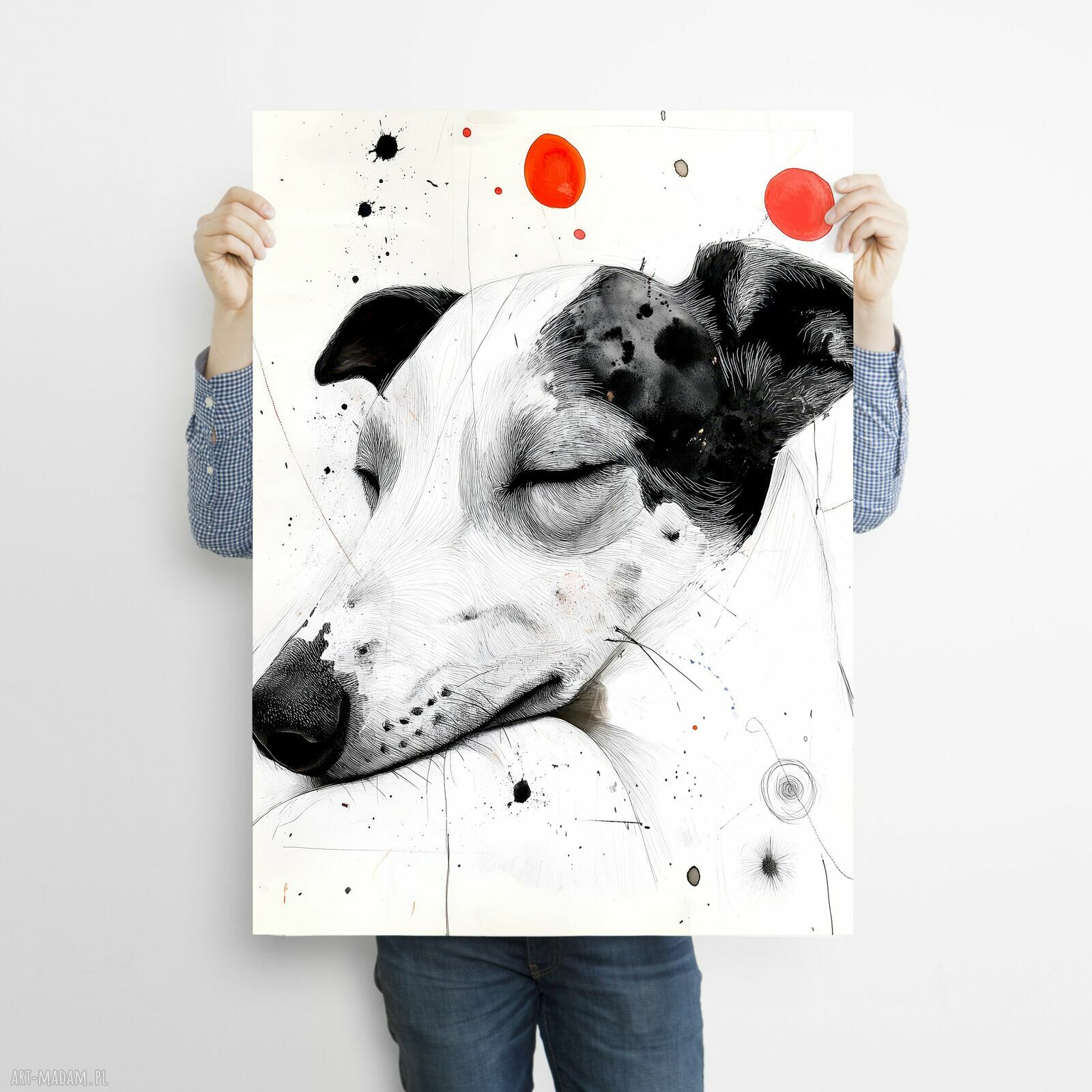 Pies Rysunkowy 5 - plakat A3 dla psiarzy