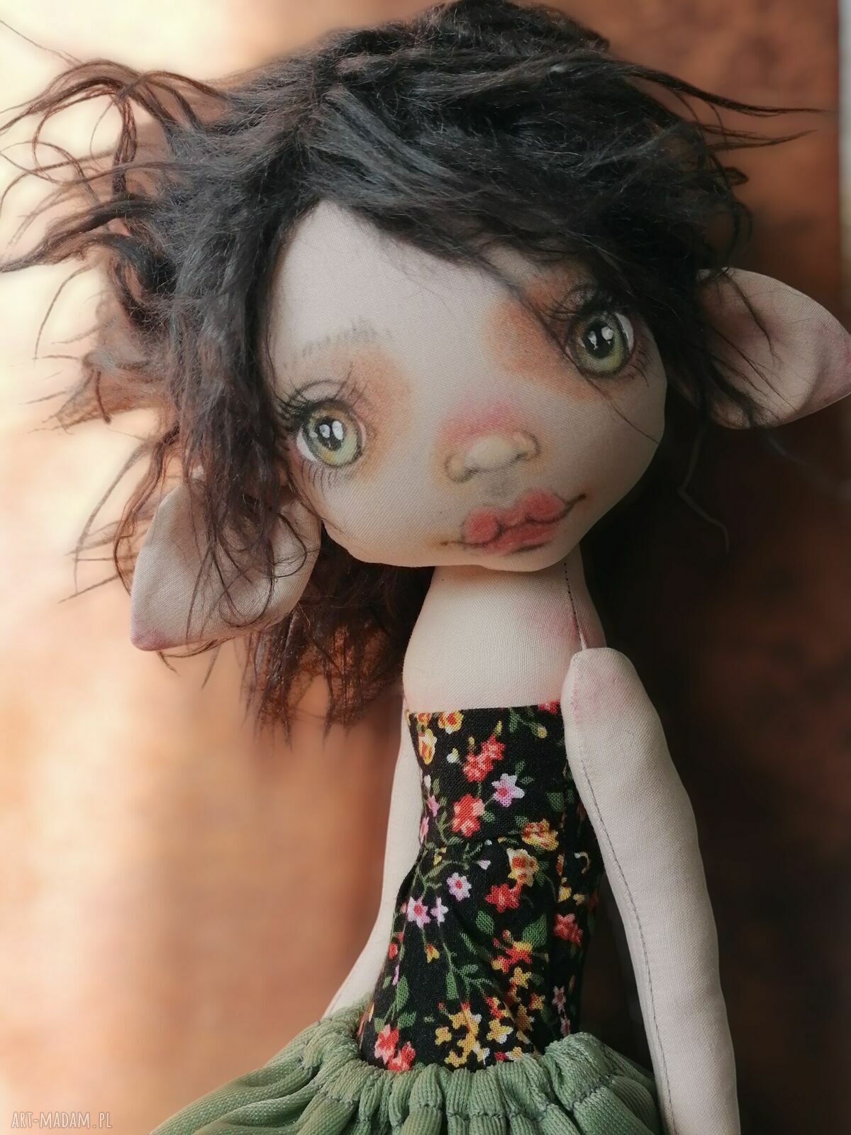 Elfka e-Piet. Artystyczna lalka kolekcjonerska (ok. 40 cm)