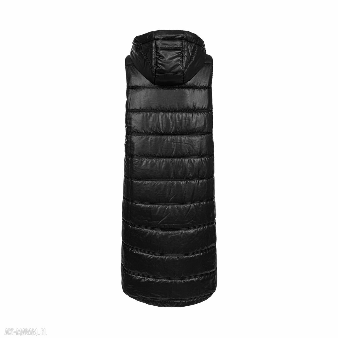  Pikowana kamizelka czarny wzór malarski HandMade
