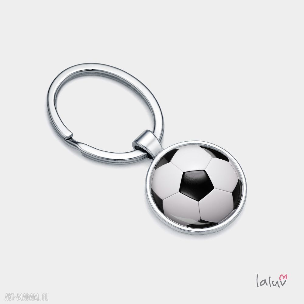 Brelok do kluczy Football - ręcznie wykonany, sportowy dodatek