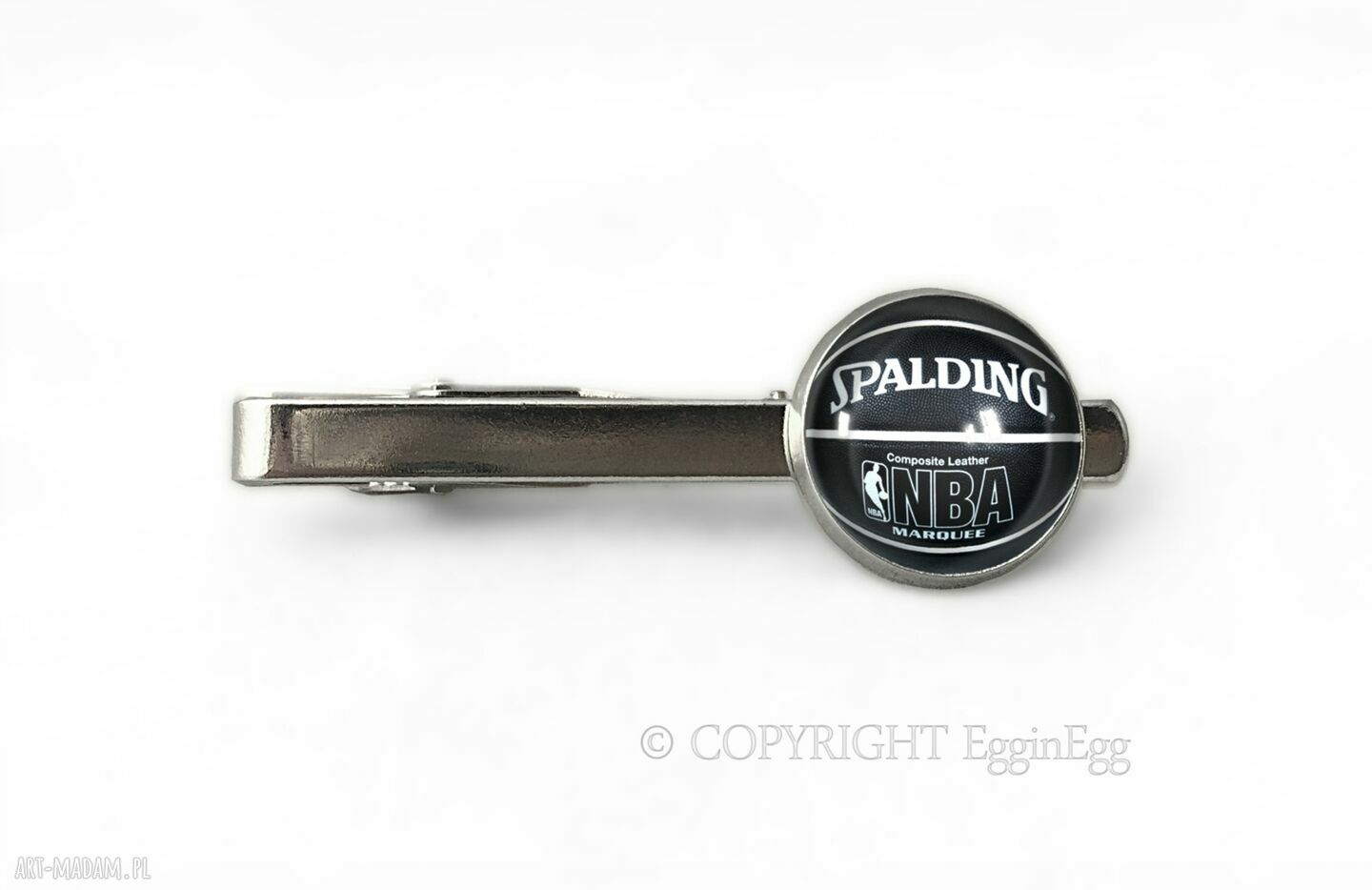 Koszykówka spinka krawata piłka koszykowa prezent ręcznie robiona