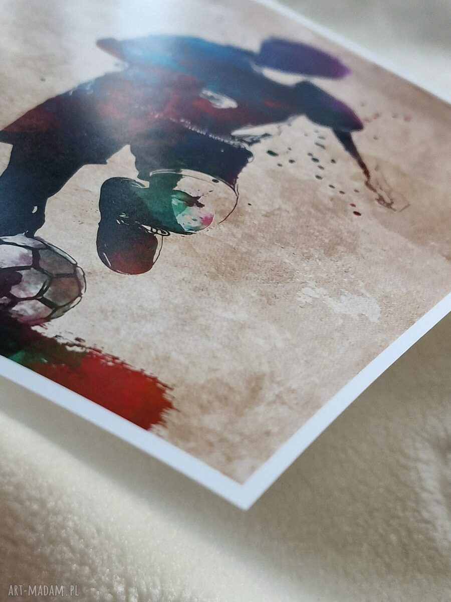Piłka nożna - zestaw 6 grafik w rozmiarze 13x18 cm