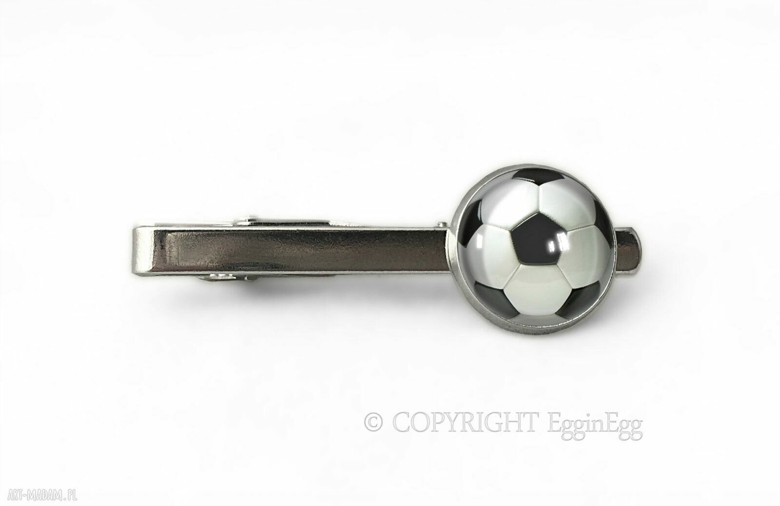 Piłka nożna spinka krawata football sportowca ręcznie robiona