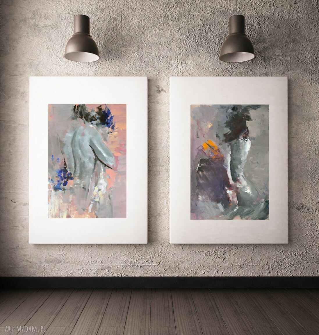 Pink - obraz do sypialni 39x57 cm z postacią mężczyzny (Giclee na papierze archiwalnym)