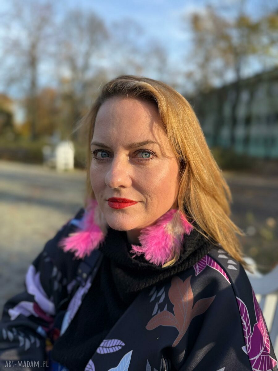 Kolczyki pióra boho - lekkie rękodzieło „boks”