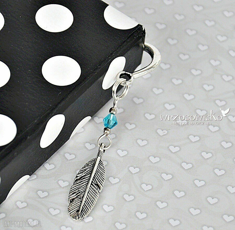 Zakładka pierzasta handmade