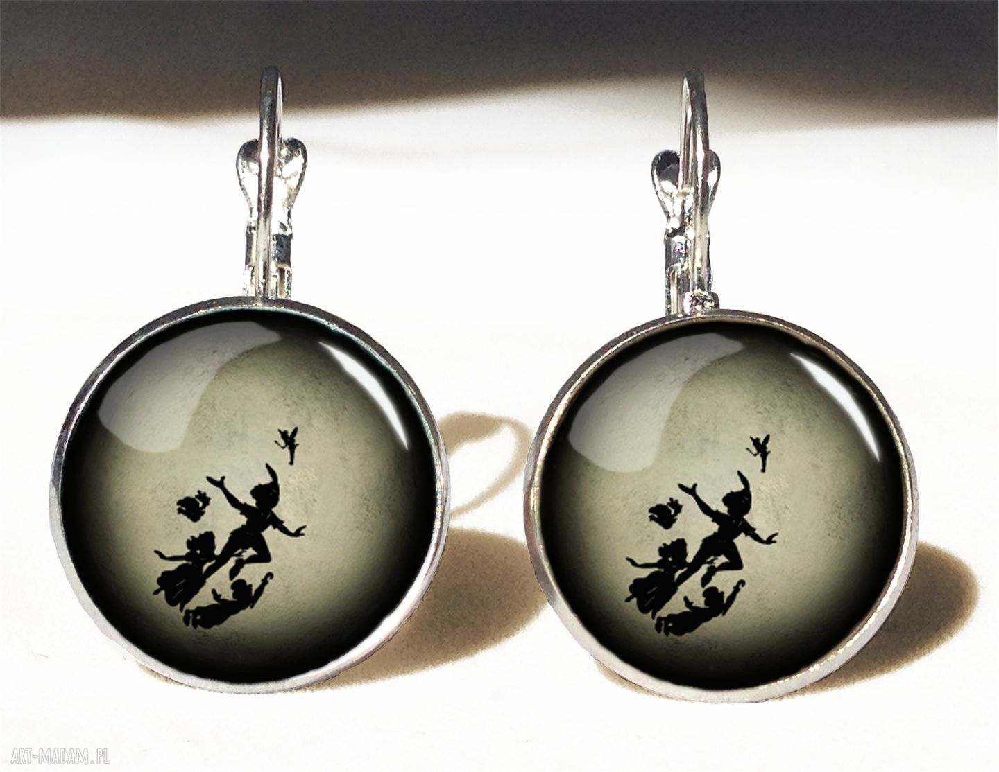 kolczyki: Piotruś Pan Kolczyki wkrętki autorskie