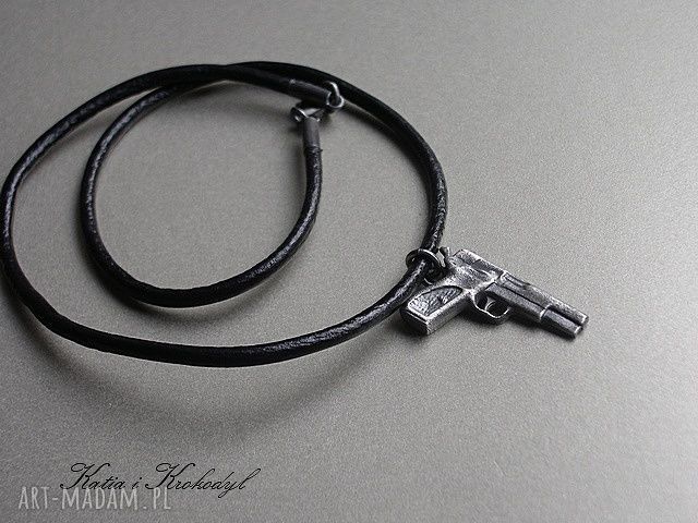 Conventional weapons naszyjnik dla niego pistolet militarny