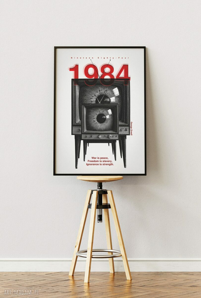 Plakat 1984 George Orwell (A3 29,7x42 cm)