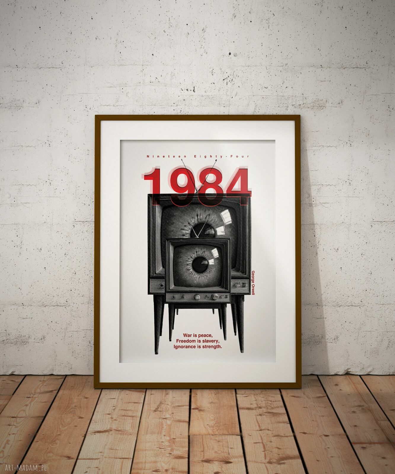 Plakat 1984 George Orwell A3 29,7x42 cm